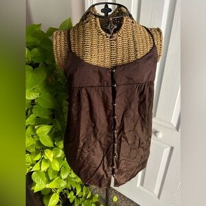 Charlotte Russe silk tank top/cami